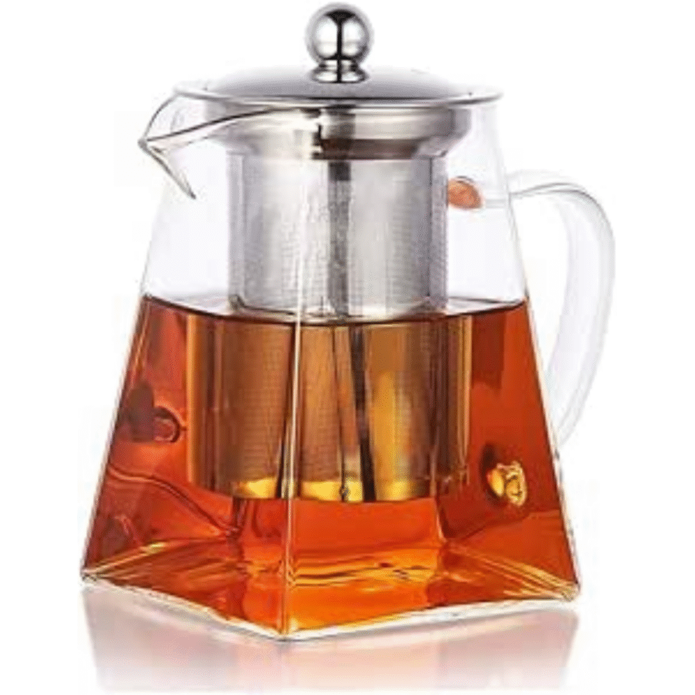Stovetop Square Tea Pot with Strainer
