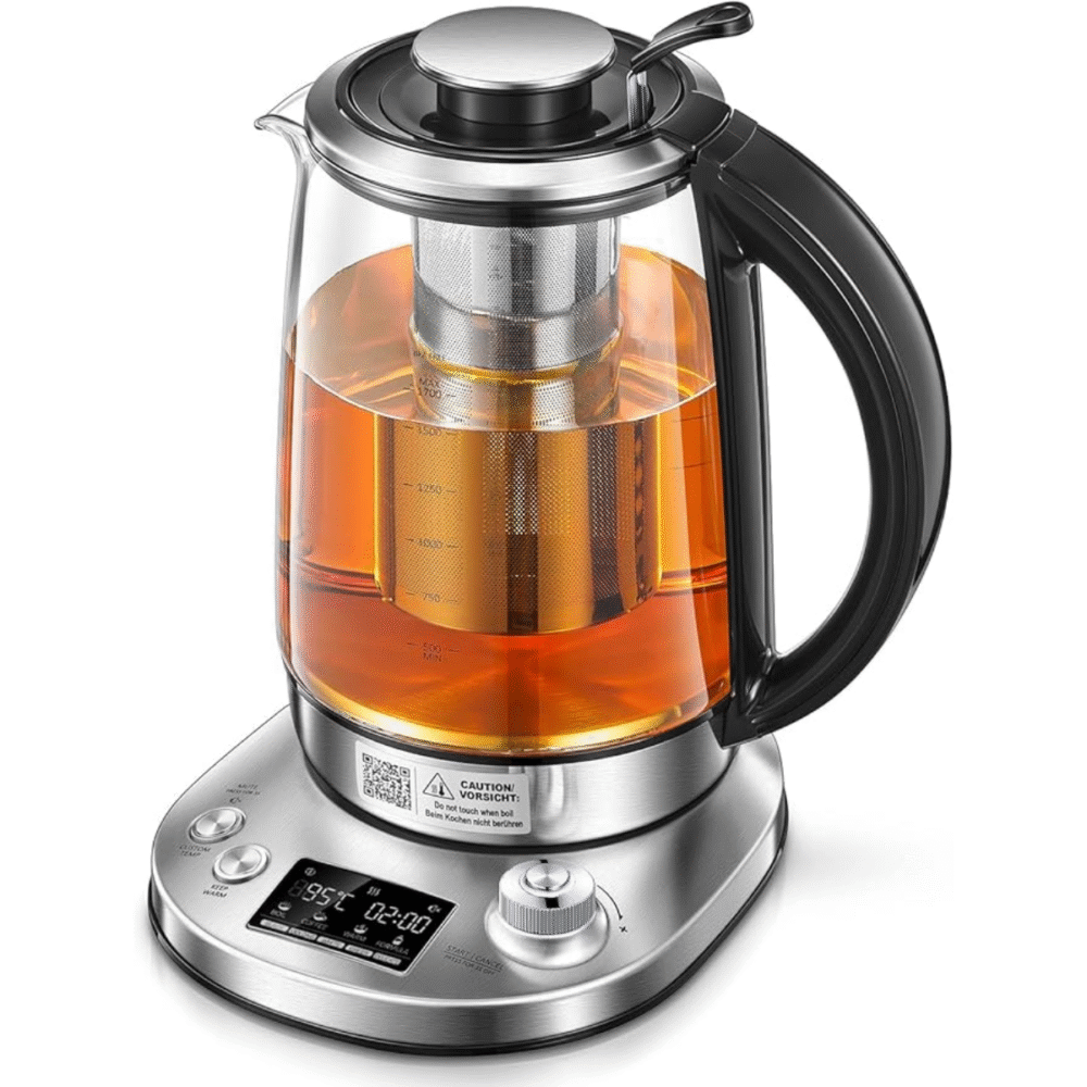 Variable Temperature Glass Tea Kettle